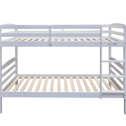 Stapelbed 'Roy' 90x200 Splitsbaar Wit (2c)