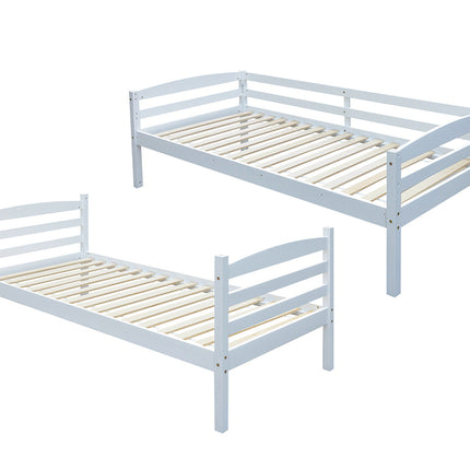 Stapelbed 'Roy' 90x200 Splitsbaar Wit (2c)