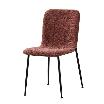 Eetkamerstoelen 'Alice' Bouclé Roze (2 per doos)