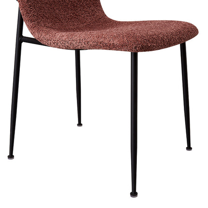 Eetkamerstoelen 'Alice' Bouclé Roze (2 per doos)