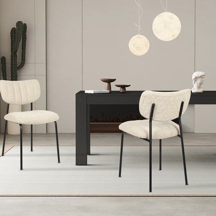 Eetkamerstoelen 'Antura' Stof Beige (2 per doos)