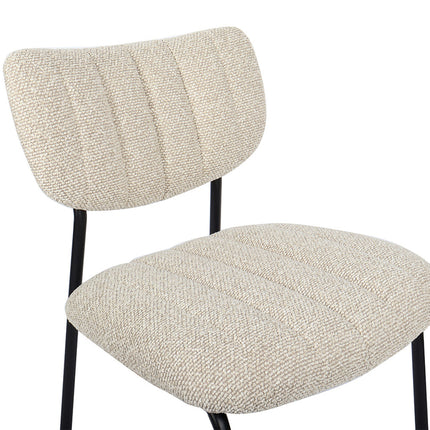 Eetkamerstoelen 'Antura' Stof Beige (2 per doos)