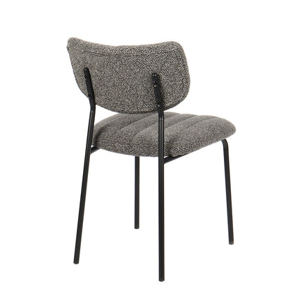 Eetkamerstoelen 'Antura' Stof Donkergrijs (2 per doos)