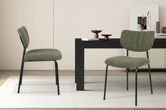 Eetkamerstoelen 'Antura' Stof Groen (2 per doos)