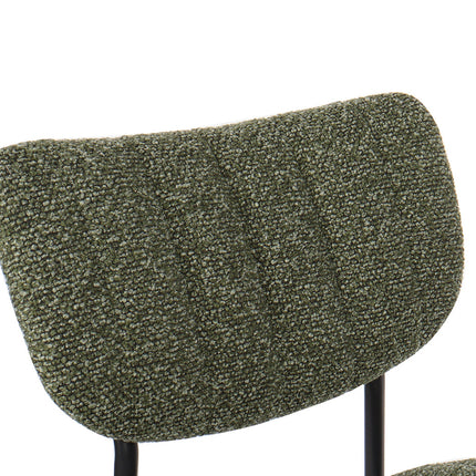 Eetkamerstoelen 'Antura' Stof Groen (2 per doos)