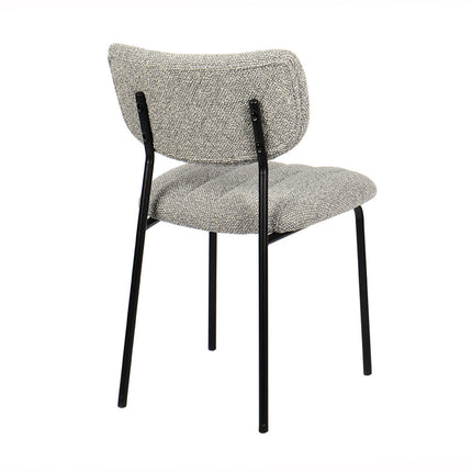 Eetkamerstoelen 'Antura' Stof Lichtgrijs (2 per doos)