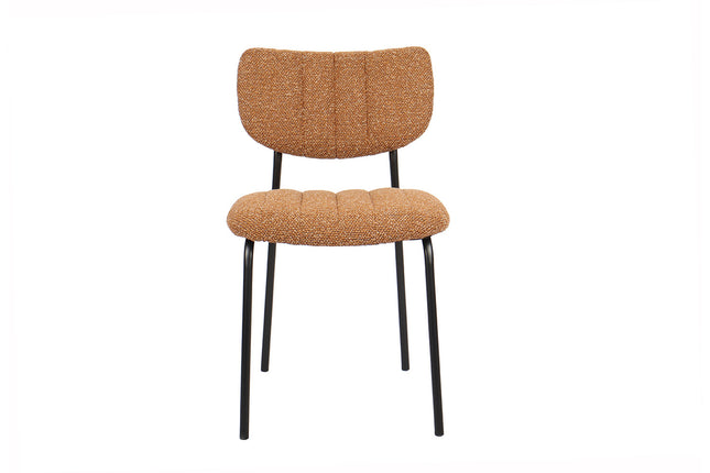 Eetkamerstoelen 'Antura' Stof Oranje (2 per doos)