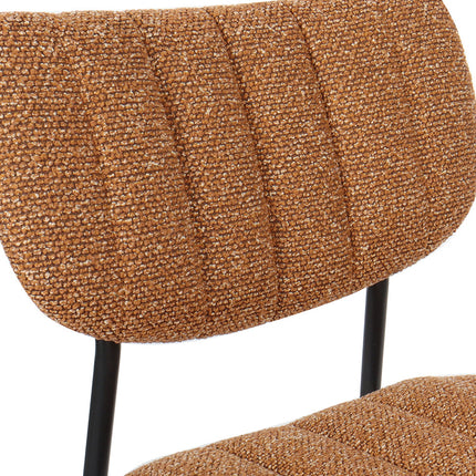 Eetkamerstoelen 'Antura' Stof Oranje (2 per doos)