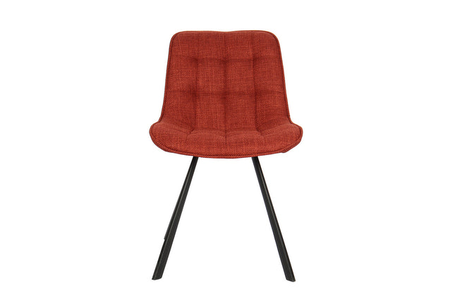 Eetkamerstoelen 'Ariba' Stof Rood (2 per doos)