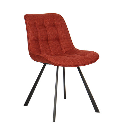 Eetkamerstoelen 'Ariba' Stof Rood (2 per doos)