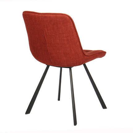 Eetkamerstoelen 'Ariba' Stof Rood (2 per doos)