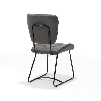 Eetkamerstoelen  antraciet