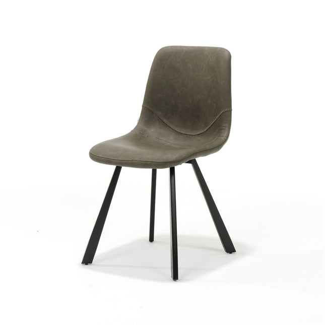Eetkamerstoelen vintage taupe