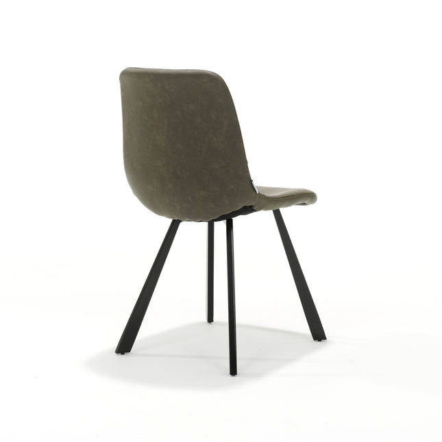 Eetkamerstoelen vintage taupe