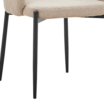 Stoel 'Bilbao' Bouclé Zand (2 per doos)