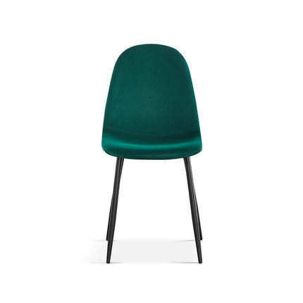 Eetkamerstoelen 'Boy' Fluweel Groen (2 per doos)