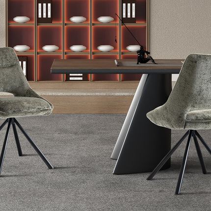 Eetkamerstoelen 'Dante' Stof Groen (2 per doos)