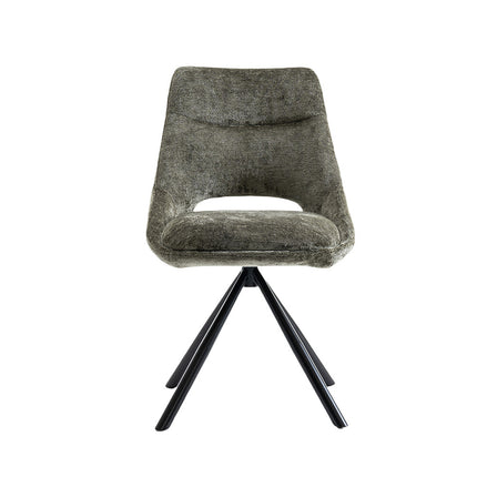 Eetkamerstoelen 'Dante' Stof Groen (2 per doos)