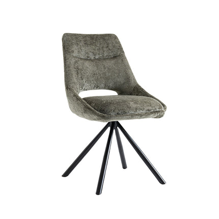 Eetkamerstoelen 'Dante' Stof Groen (2 per doos)