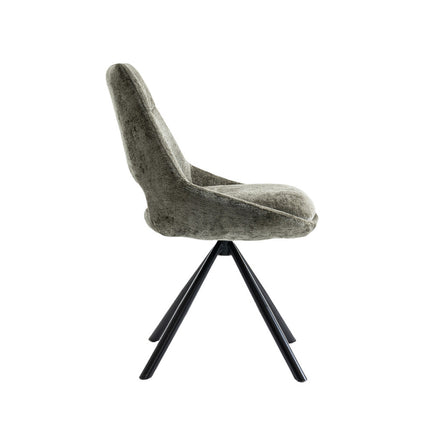 Eetkamerstoelen 'Dante' Stof Groen (2 per doos)