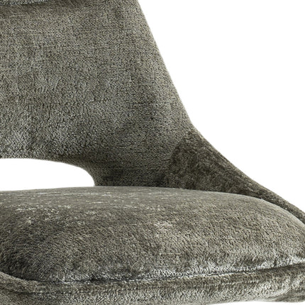 Eetkamerstoelen 'Dante' Stof Groen (2 per doos)