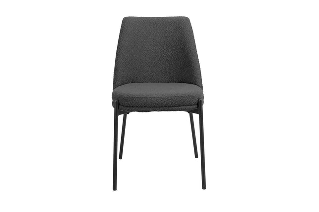 Eetkamerstoelen 'Ella' Stof Grijs (2 per doos)