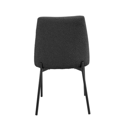 Eetkamerstoelen 'Ella' Stof Grijs (2 per doos)