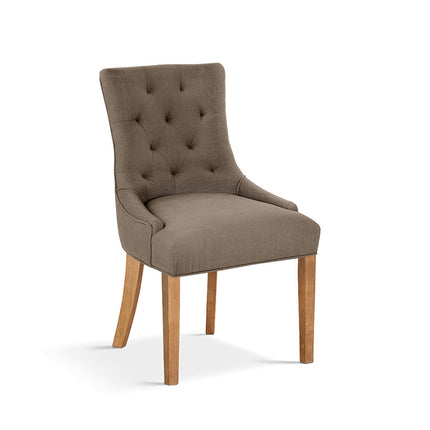 Eetkamerstoel 'Fancy' Stof Taupe (2 per doos)