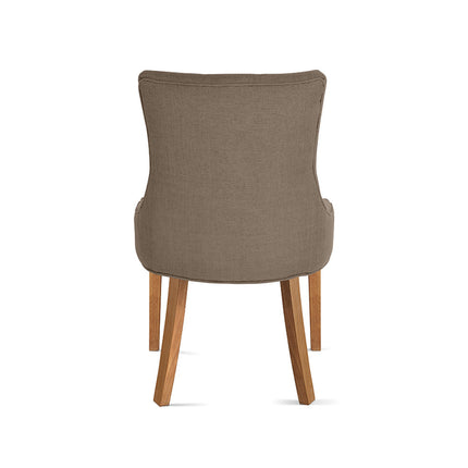 Eetkamerstoel 'Fancy' Stof Taupe (2 per doos)