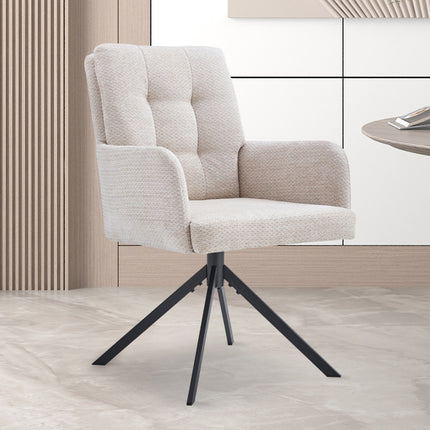 Stoel 'Granada' Draaibaar Beige (2 per doos)