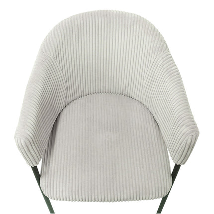 Stoel 'Hugo' Corduroy Lichtgrijs (2 per doos)