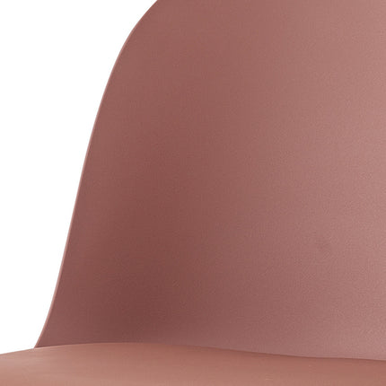 Stoel 'Jasmin' Zitting PP kussen PU Terracotta
