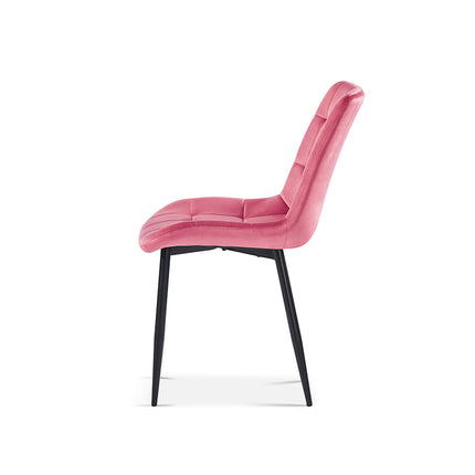 Stoel 'Juta' Fluweel Roze