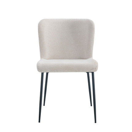 Eetkamerstoel 'Lisa' Stof Beige (2 per doos)