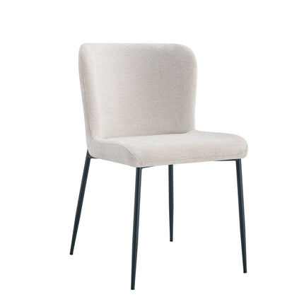 Eetkamerstoel 'Lisa' Stof Beige (2 per doos)
