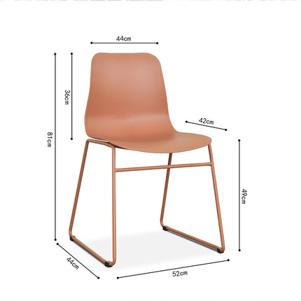 Stoel 'Marie' PP Terracotta
