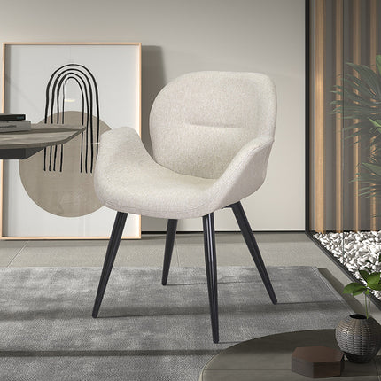 Stoel 'Maxim' Stof Beige (2 per doos)