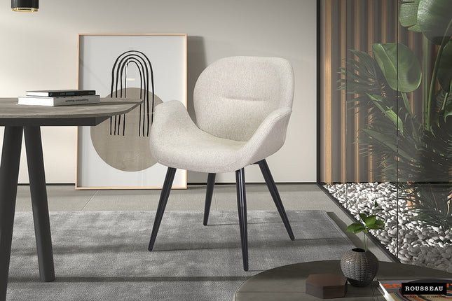 Stoel 'Maxim' Stof Beige (2 per doos)
