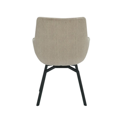 Stoel 'Modest' Draaibaar Ribfluweel Beige (1 per doos)