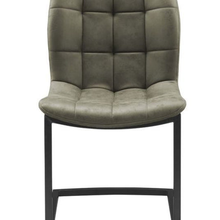 Stoel Savannah zwart - Stof Soft Groen