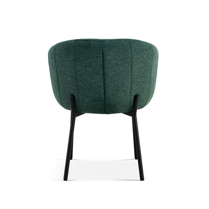 Stoel 'Sevilla' Stof Groen (2 per doos)