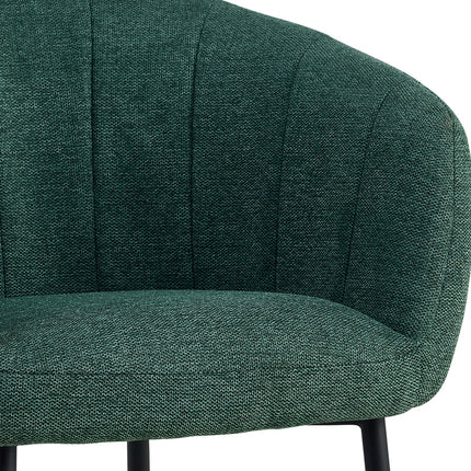 Stoel 'Sevilla' Stof Groen (2 per doos)