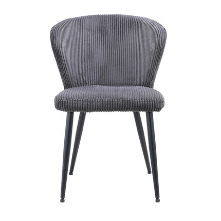 Eetkamerstoel 'Tornado' Corduroy Grijs (2 per doos)