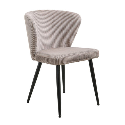 Eetkamerstoel 'Tornado' Corduroy Zand (2 per doos)
