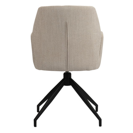 Rotating eettafelstoel beige
