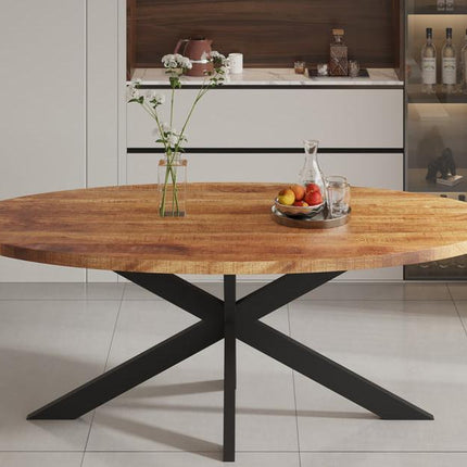 Eettafel 200 cm Ovaal Mango hout
