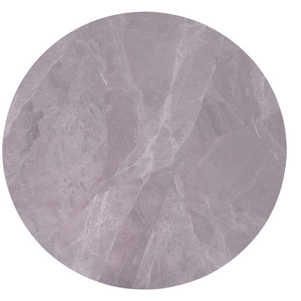 Eettafel 110 cm Rond Glanzend Steen Italian Grijs