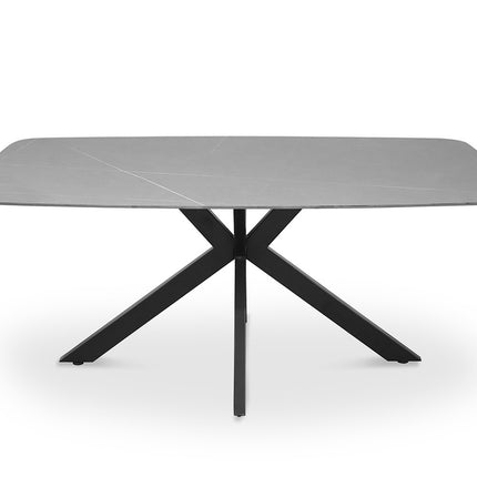 Eettafel 180X90  Deens Ovaal  Grijs