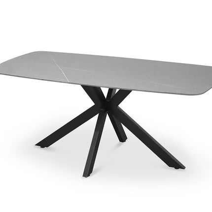 Eettafel 180X90  Deens Ovaal  Grijs
