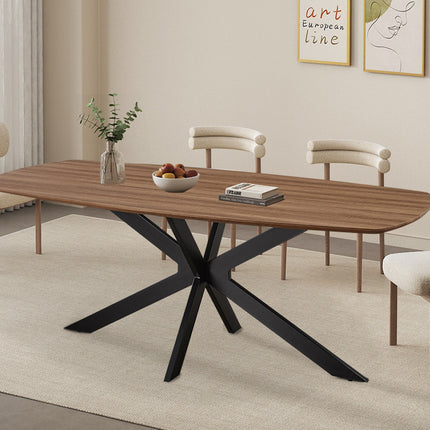 NOVA Eettafel 200 Ovaal Decor Oude Eik